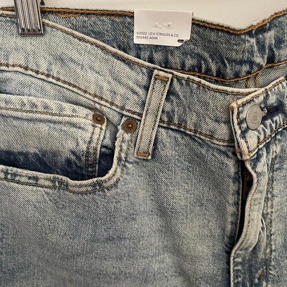 Levi's Men's 511 Slim Fit Jeans Better Days Blue Distressed 34 x 34 B4HP - Picture 4 of 7